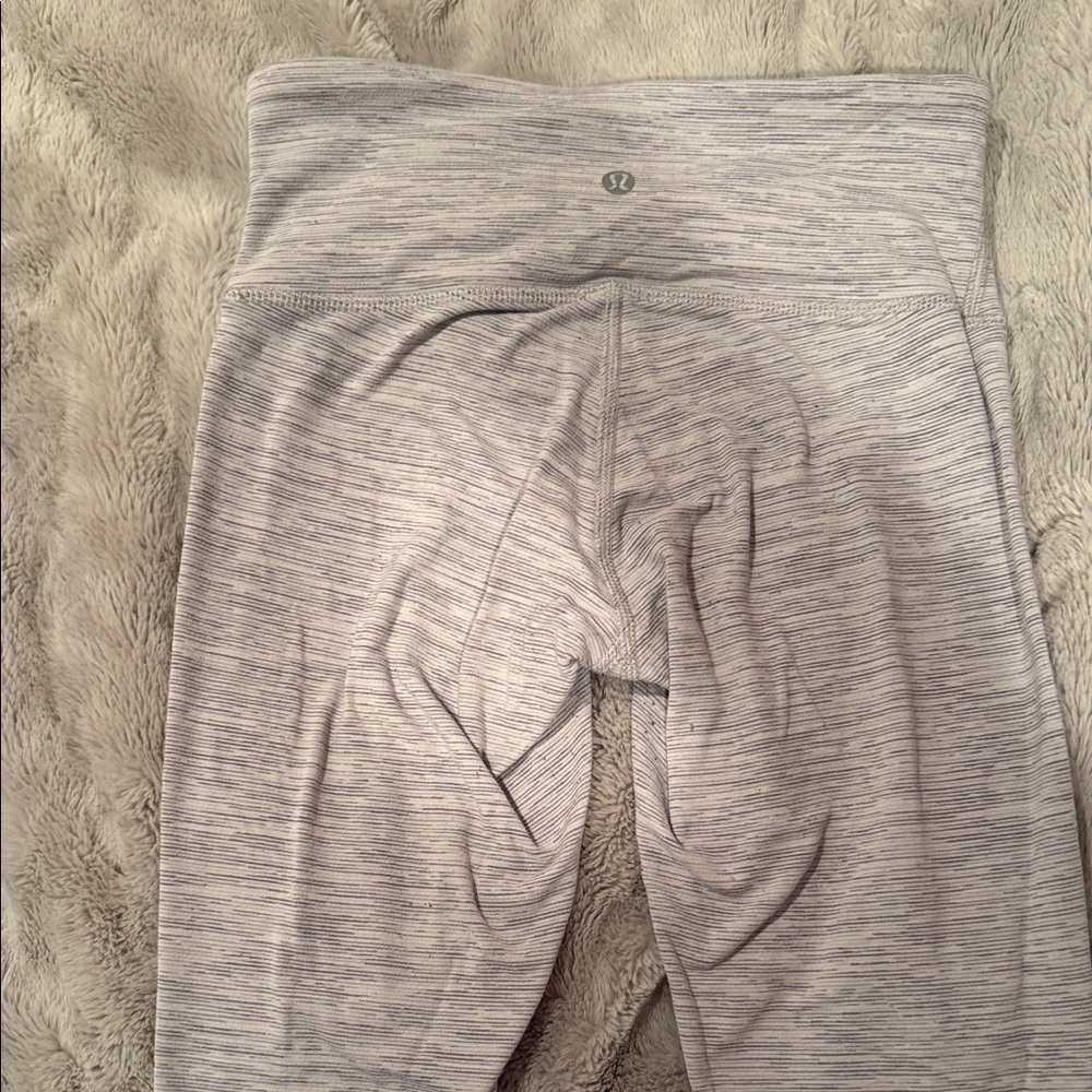 Gray High-Waisted Leggings